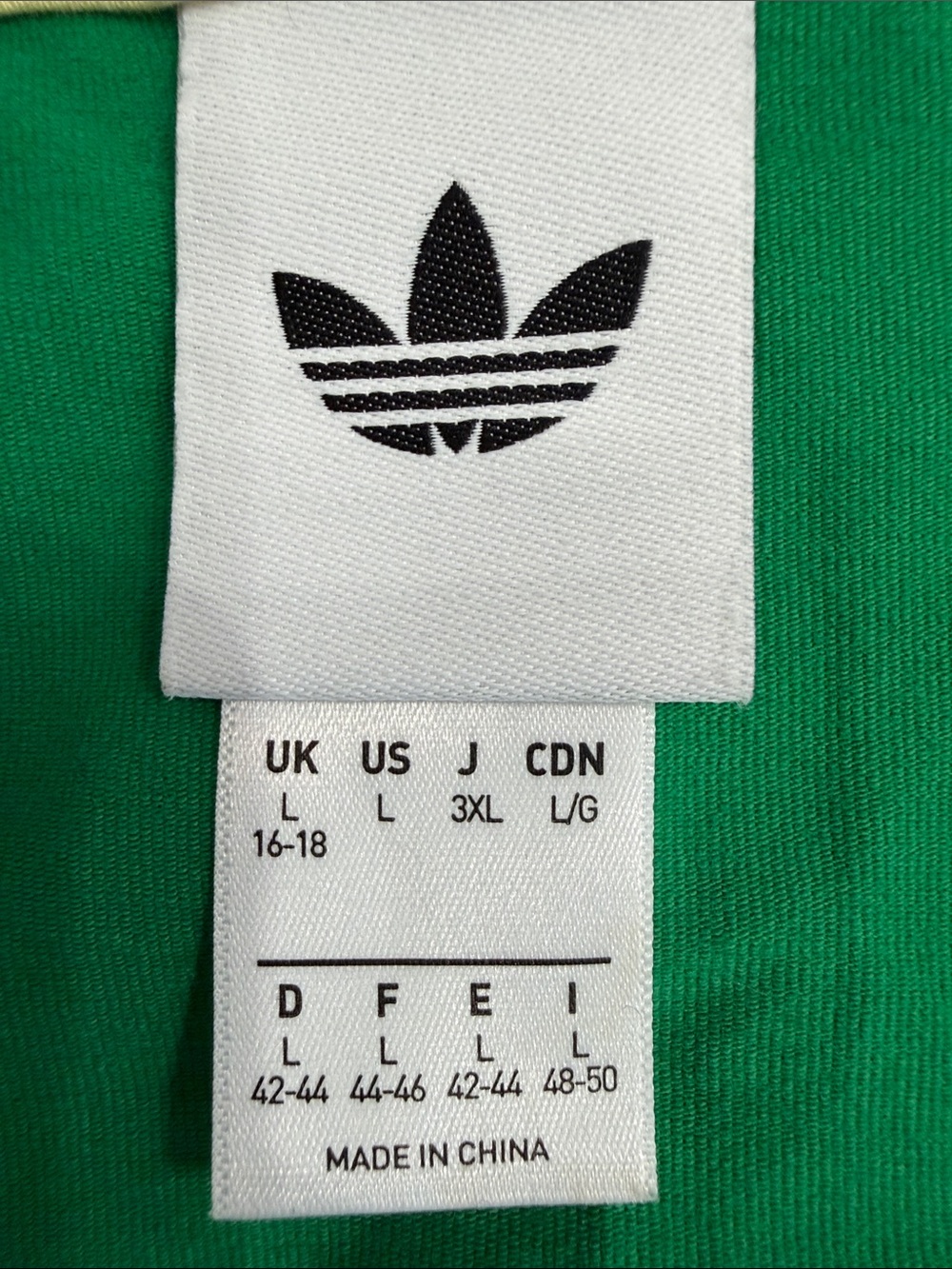 adidas Green Tank Top with Yellow Trim and Logo - Picture 2 of 5